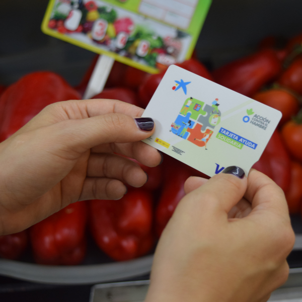 Apoyo en programas de alimentación - Tarjeta de Ayuda Solidaria - Empresas Instituciones - Acción contra el Hambre