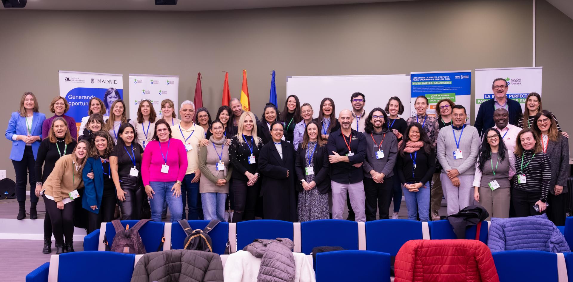 Asistentes al evento Semillas Madrid - Acción contra el Hambre