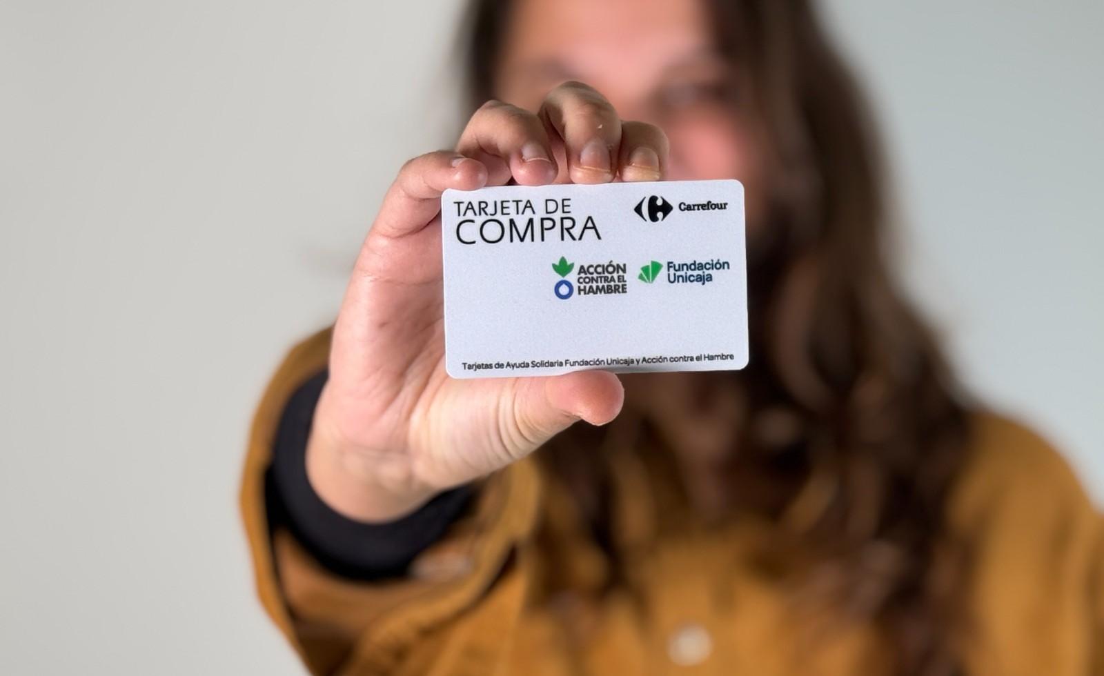 Tarjetas Ayuda Solidaria España - Acción contra el Hambre- Seguridad alimentaria