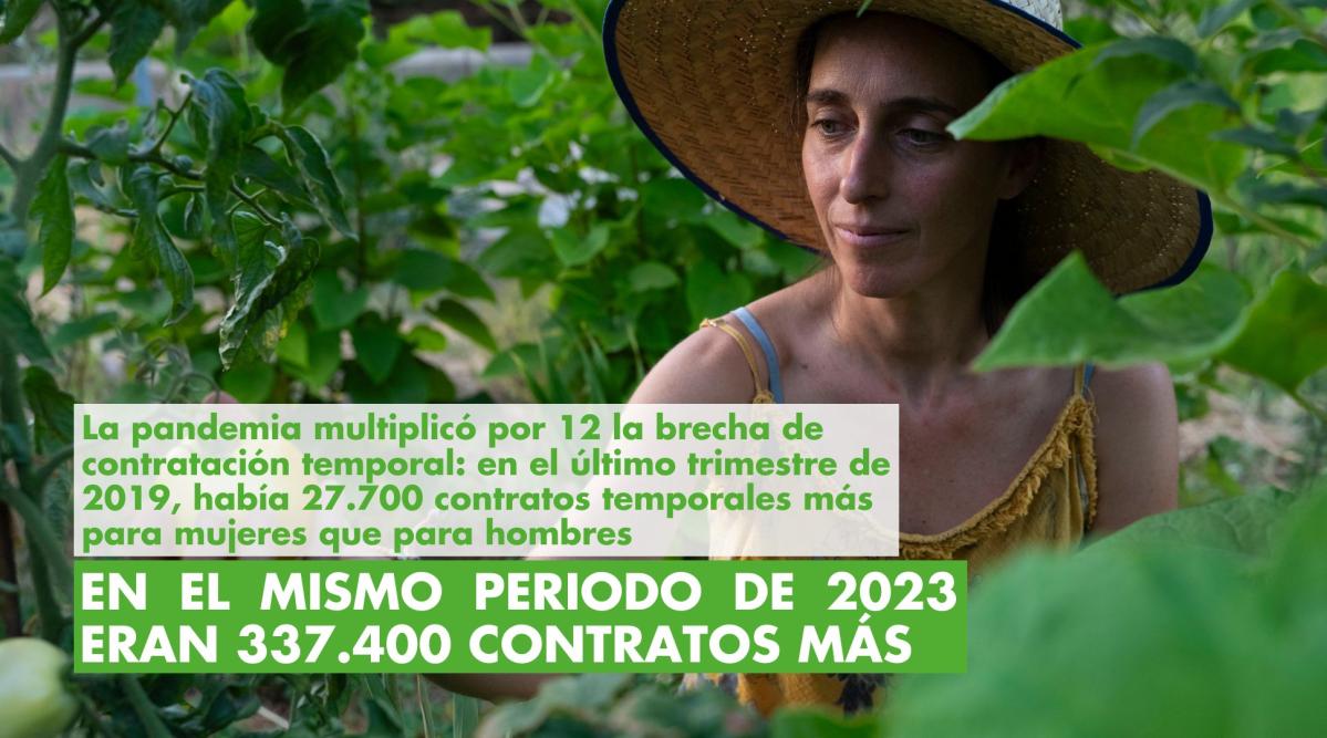 Mujer trabajando en el campo - Agroecología - Igualdad Salario - Acción contra el Hambre en España trabaja por terminar por la brecha salarial - Día Internacional