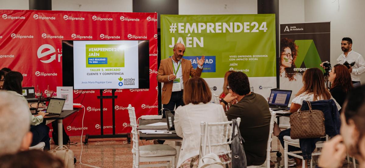 Concurso Emprende24 en la Región de Murcia organizado por Acción contra el Hambre. Edición 2022. Francisco Jalón para Acción contra el Hambre