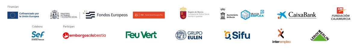 Faldón logos financiadores - Murcia - 2024