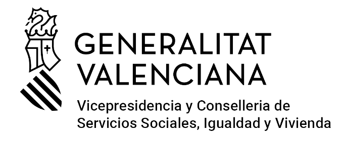 Logo Generalitat Valenciana - Conselleria Servicios Sociales 