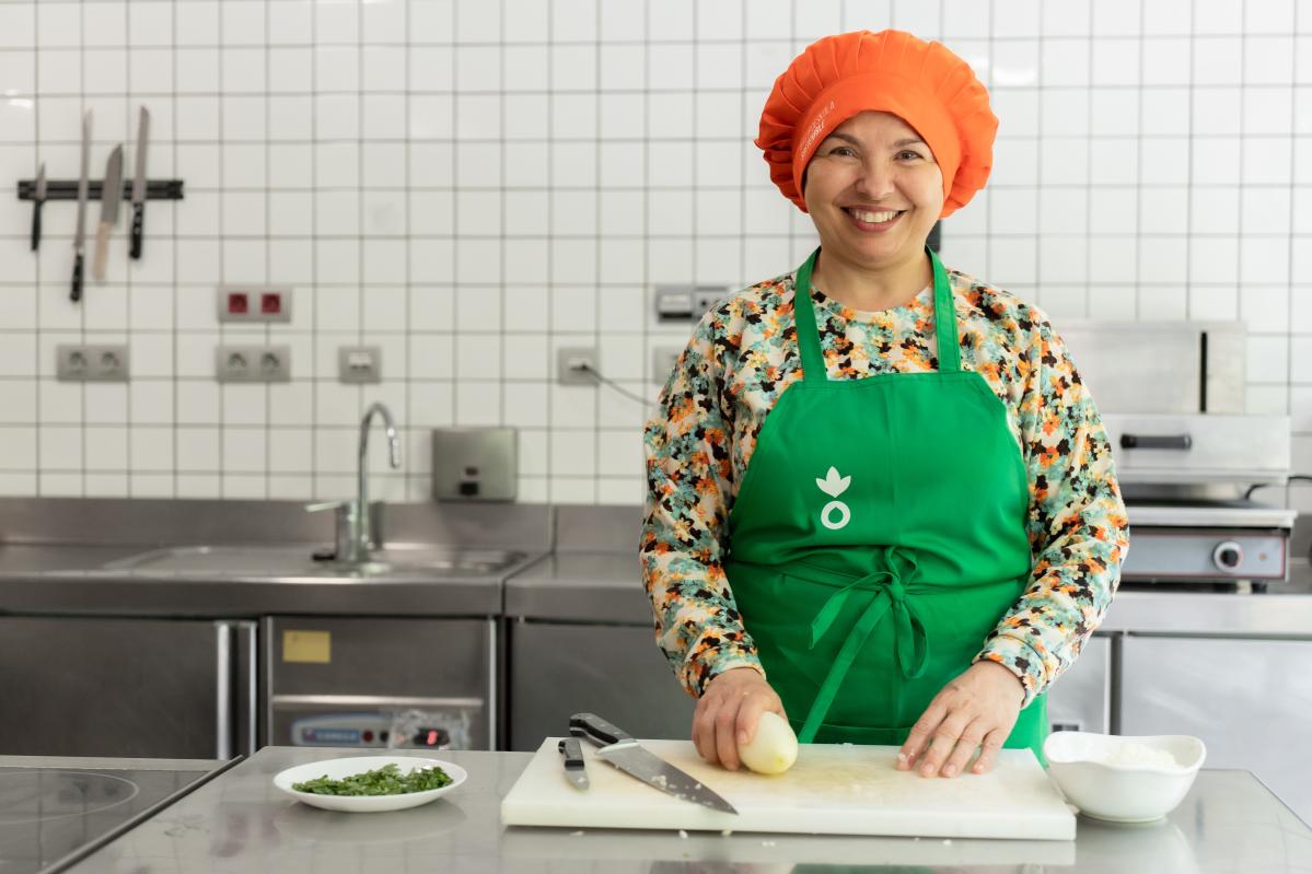 Gisela participante GastroEskola Sostenible - Navarra Cocina Restaurante-Acción contra el Hambre