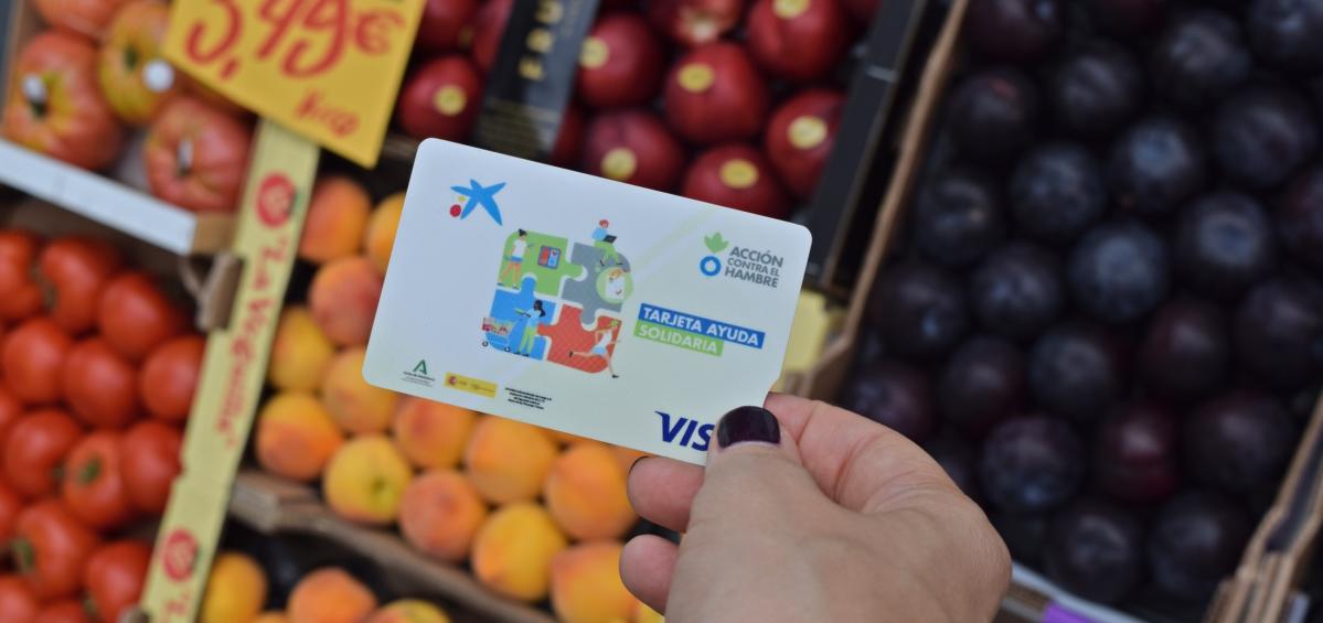Tarjeta Ayuda Solidaria - Seguridad Alimentaria -Resumen2024 - Accion contra el Hambre
