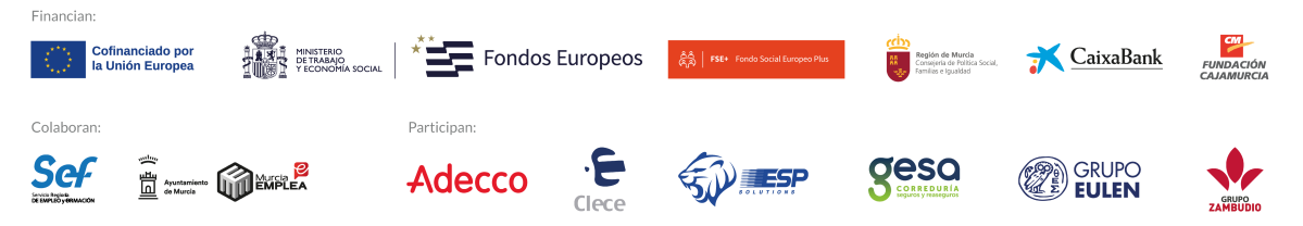 Faldon financiadores Cultivando empleo murcia - Accion Social España