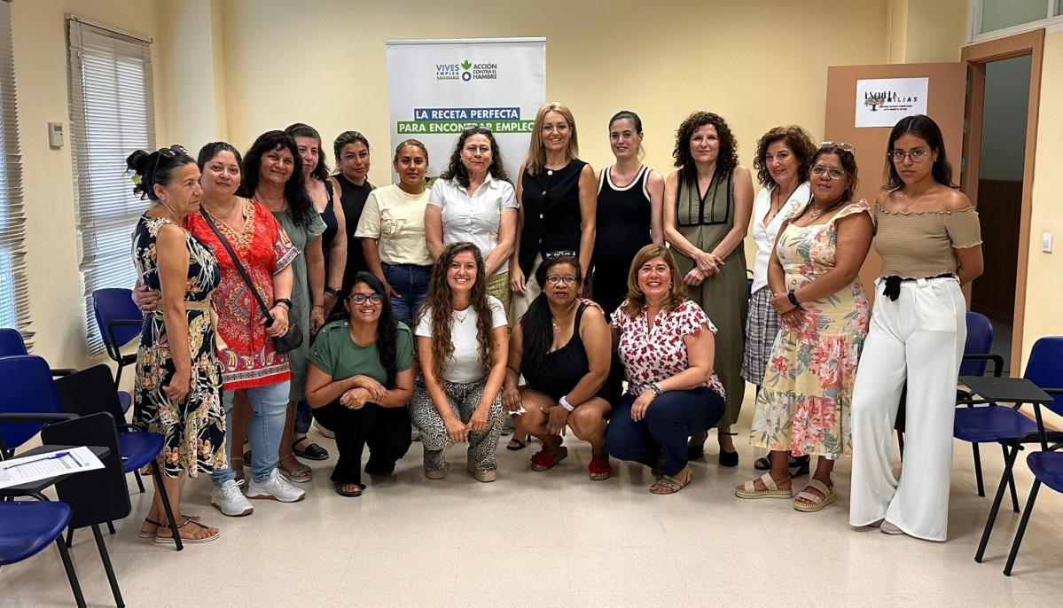 Mujeres participantes Talento Femenino-Roquetas de Mar-Accion contra Hambre-Empleo 