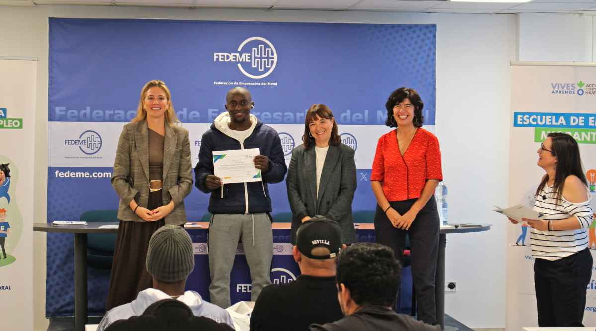 Diploma-Cierre-Curso-EmpleoMigrantes-España-Sevilla-AccioncontraHambre-Konecta-Endesa-FEDEME