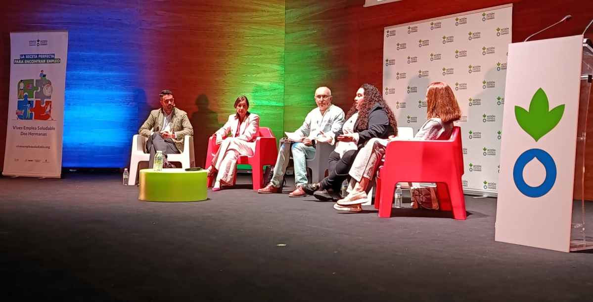 FeriaEmpleo-DosHermanas-Sevilla-Ponentes-Conferencia-AccioncontraHambre