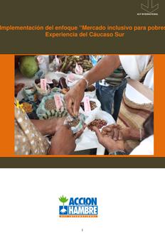 capitalizacion mercado inclusivo para los pobres experiencia caucaso sur 1